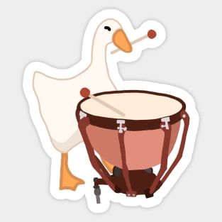 Timpani Goose Sticker